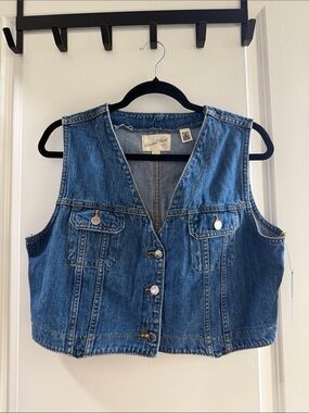 Target Blue Denim Jacket Vest